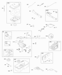 Air Cleaner Carburetor Controls Fuel Supply Governor Spring Exhaust System Ignition Diagram and Parts List for 10N902-0441-E1  Briggs and Stratton Engine